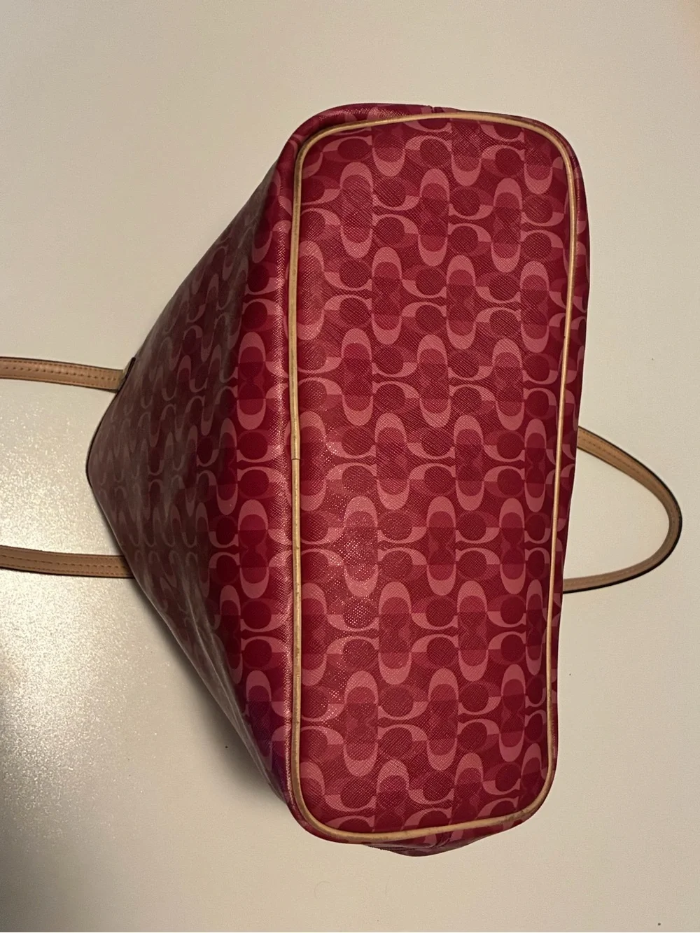 Pink/Purple Coach Park Large Metro Tote - Dream C Bag